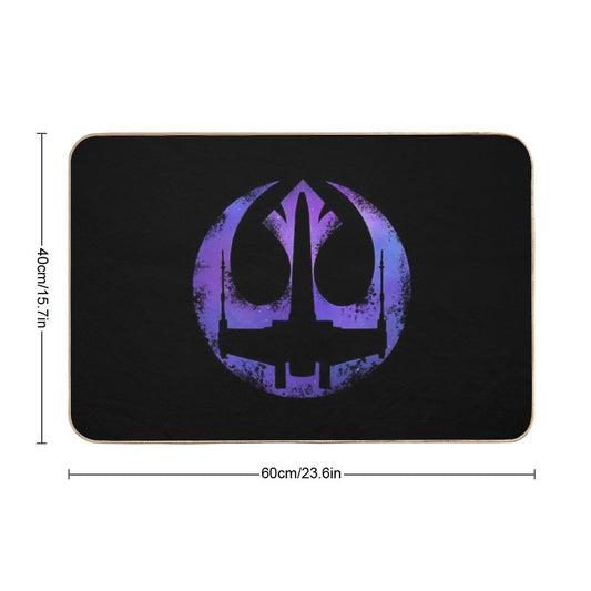 Galaxy Star Ship Bath Mat