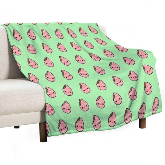Sad Easter Egg Throw Blanket