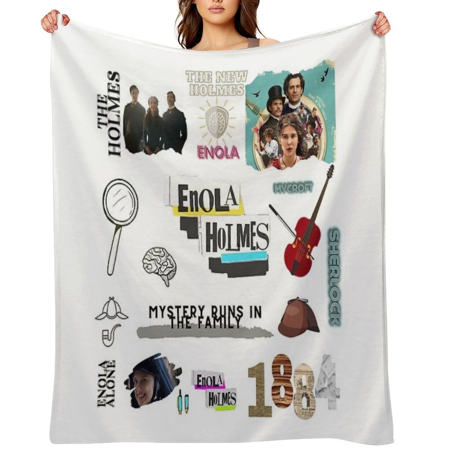 Enola Holmes Throw Blanket
