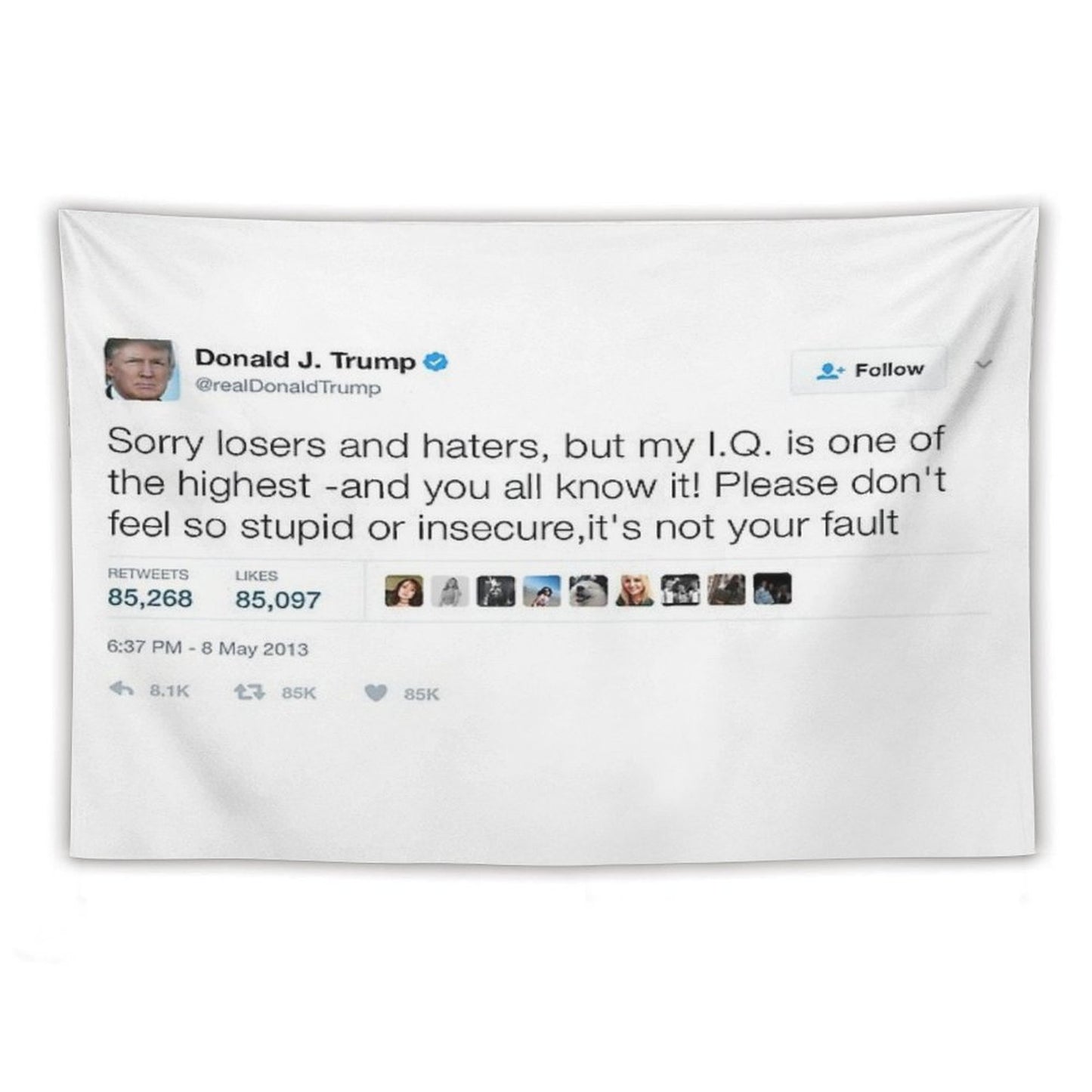 Donald Trump - My IQ Is One of The Highest Tapestry