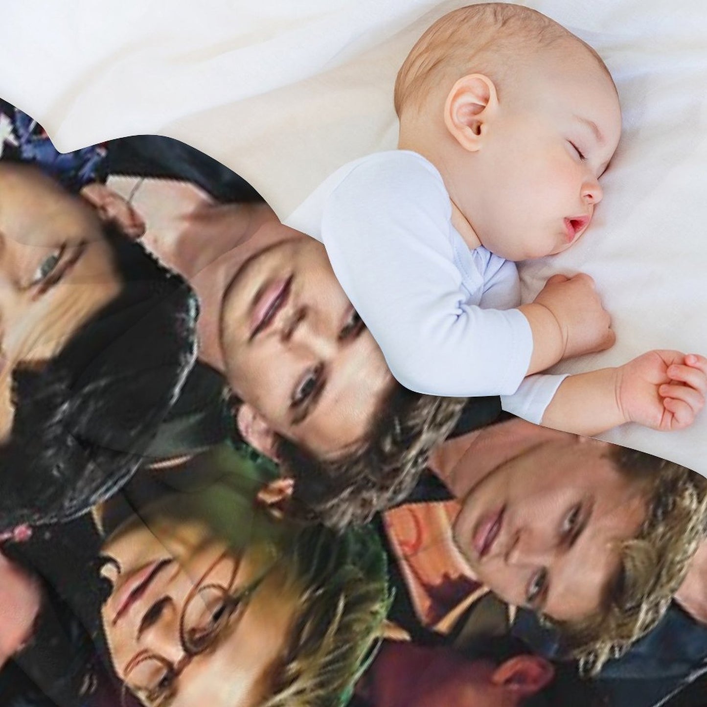 Austin Butler Photo Collage Throw Blanket