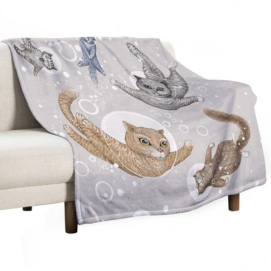 Cat Throw Blanket