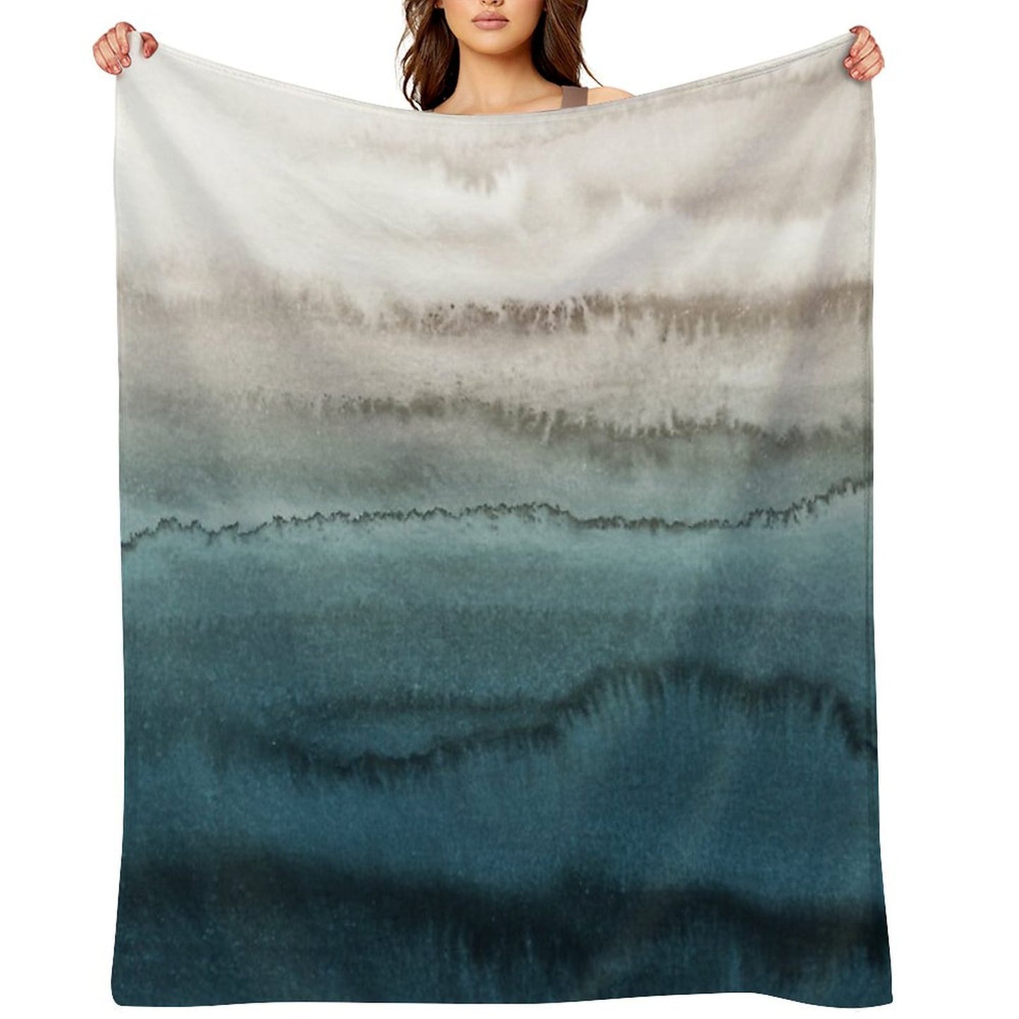 WITHIN THE TIDES - CRASHING WAVES Throw Blanket