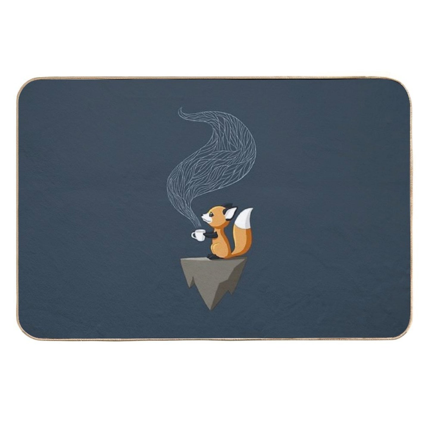 Fox Tea Repositionable Bath Mat
