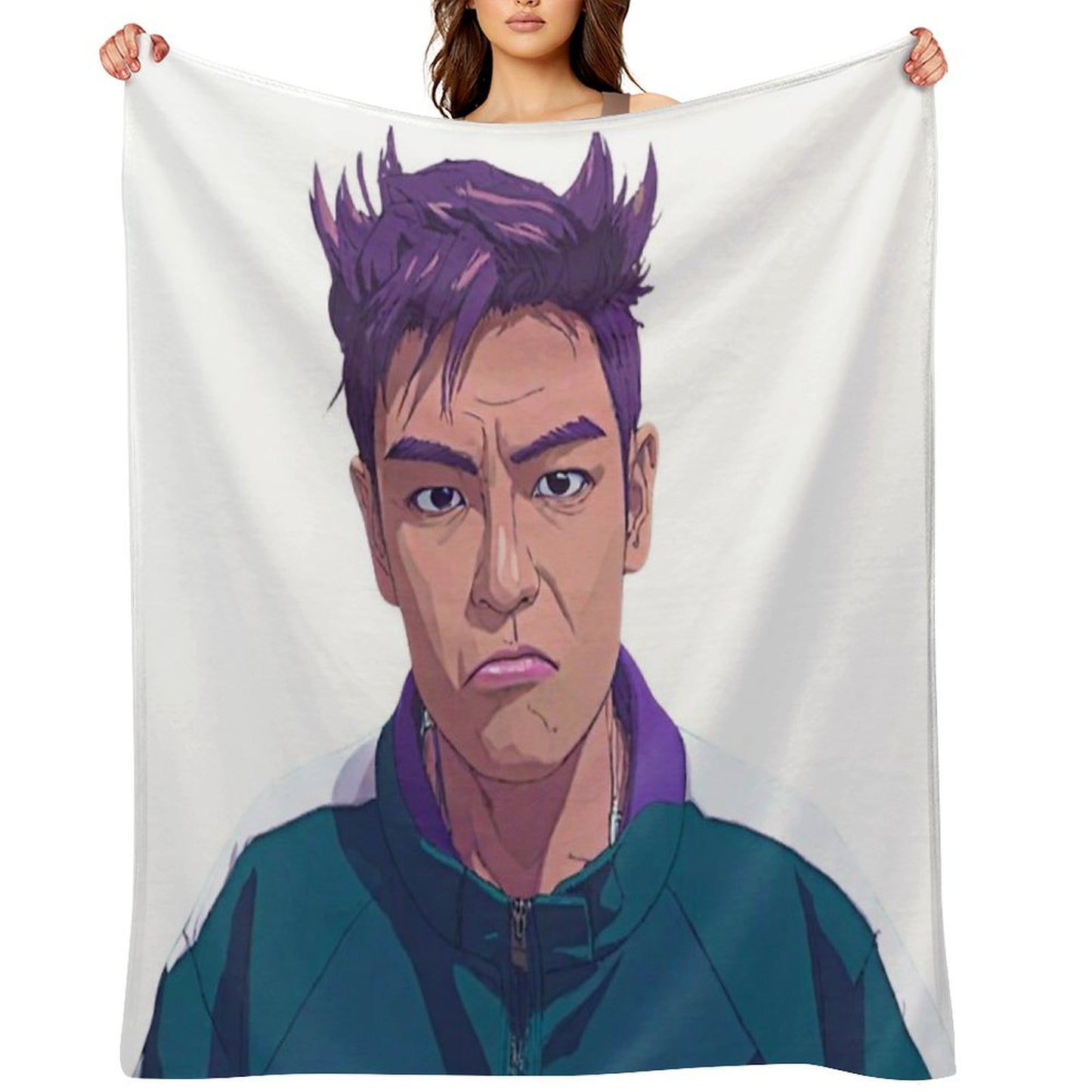 Thanos Player 230 Squid Game Throw Blanket