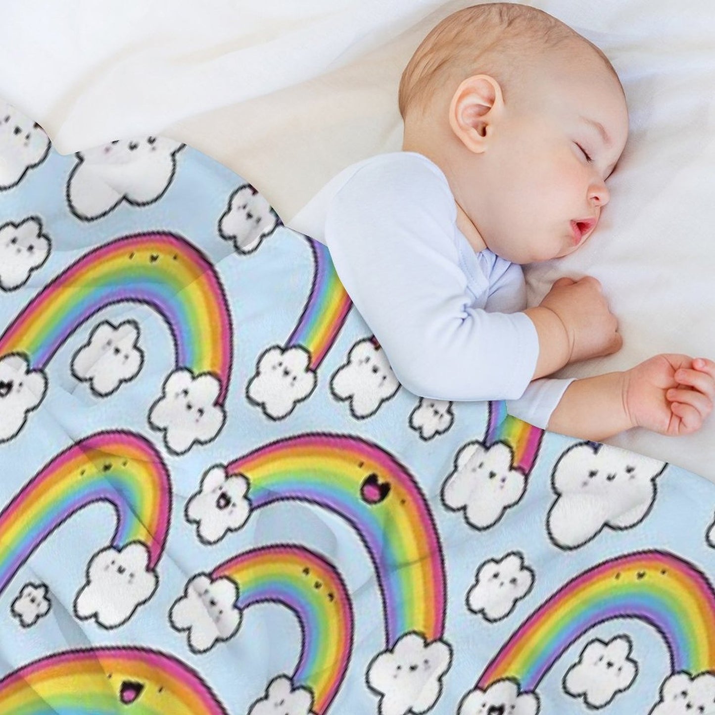 Rainbows Everywhere! Throw Blanket