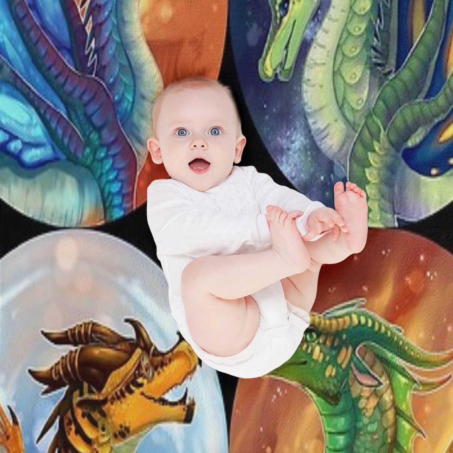 Wings of Fire - Heroes of The Lost Continent Throw Blanket