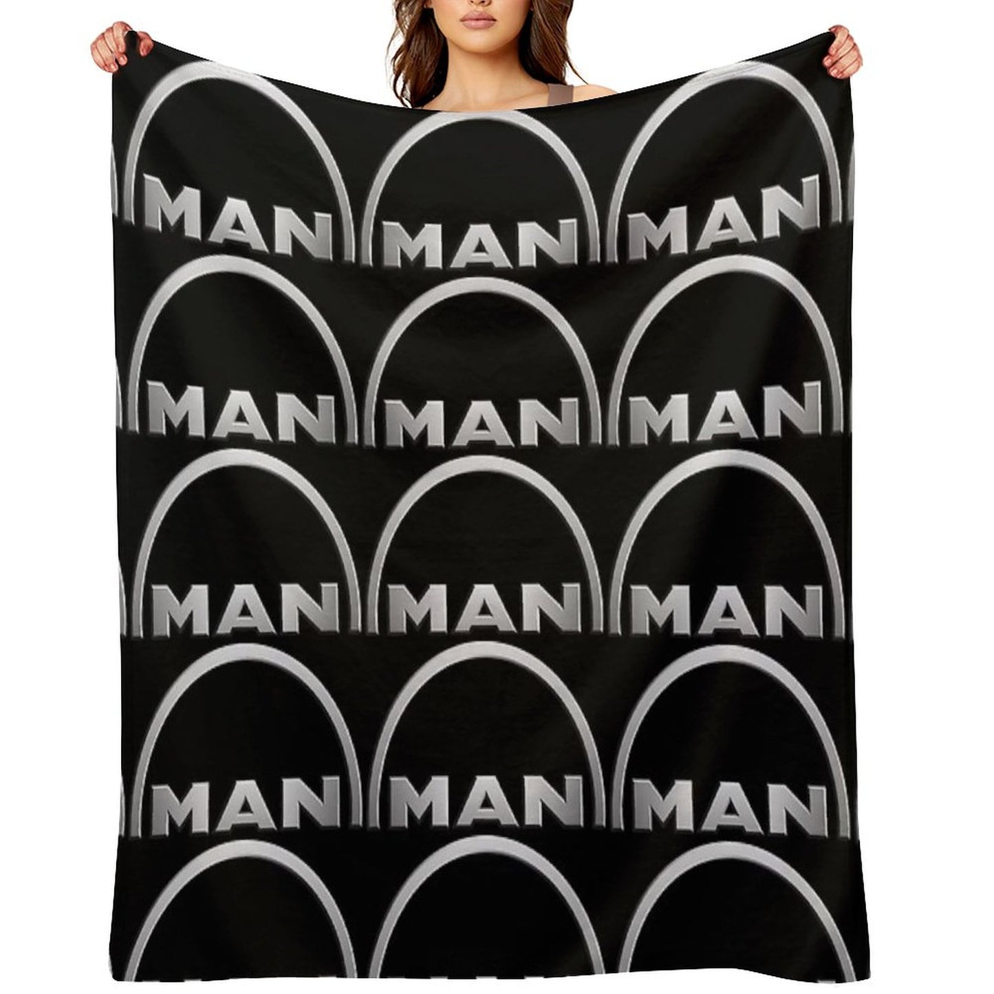 MAN Logo Throw Blanket