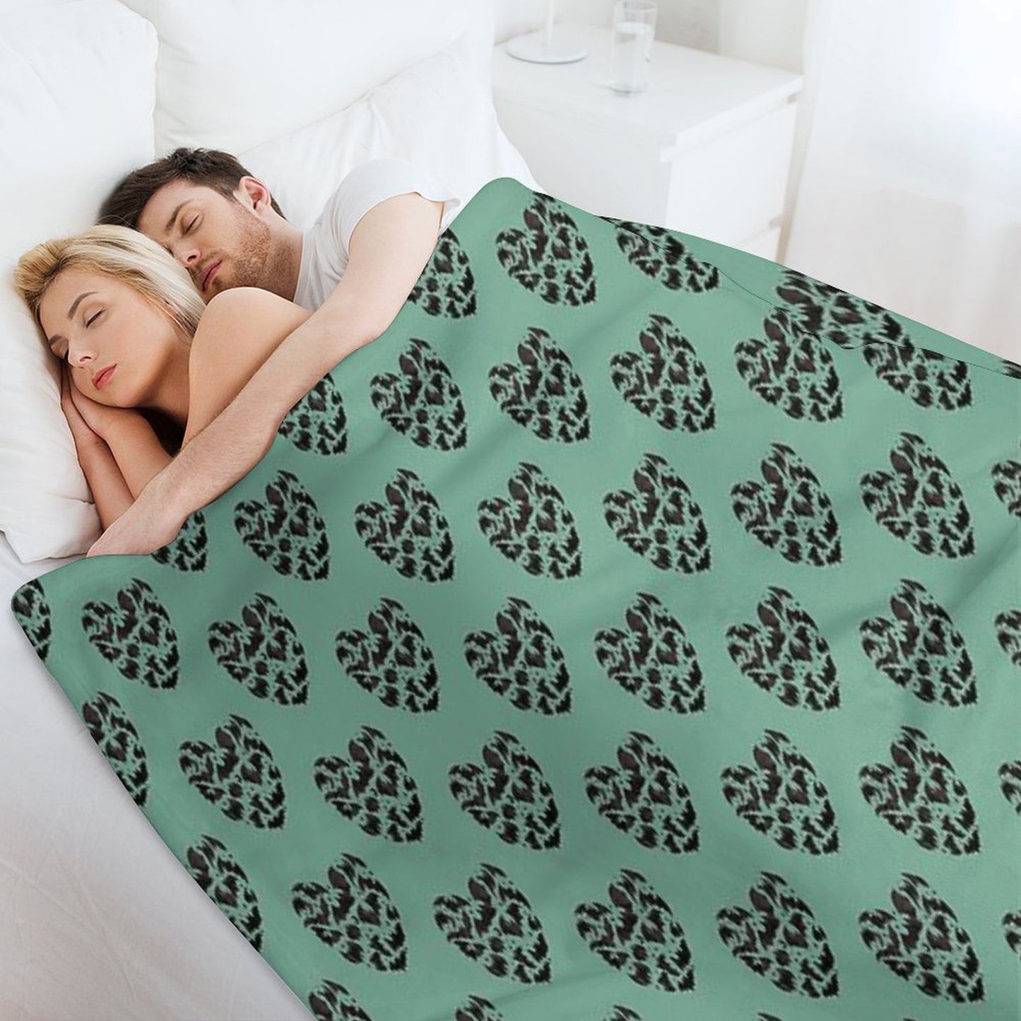 Bat Heart Throw Blanket