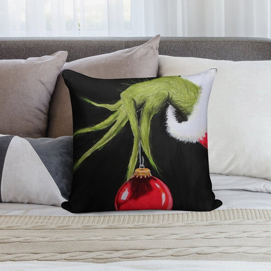 Who Stole Christmas Soft Ultra-Soft Texture Throw Pillow