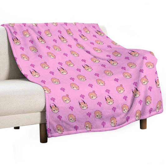 Obey Me - Asmo Pattern Throw Blanket