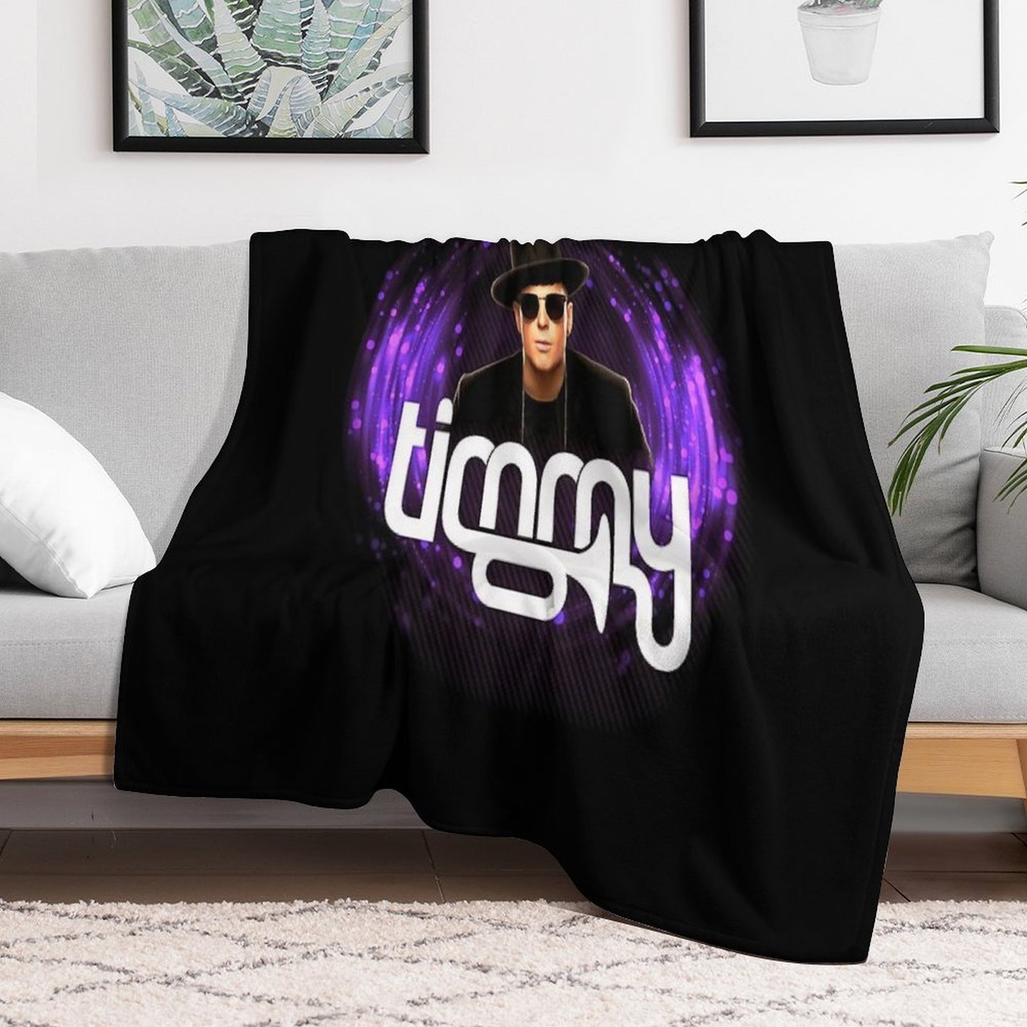 Timmy Trumpet Musician Throw Blanket