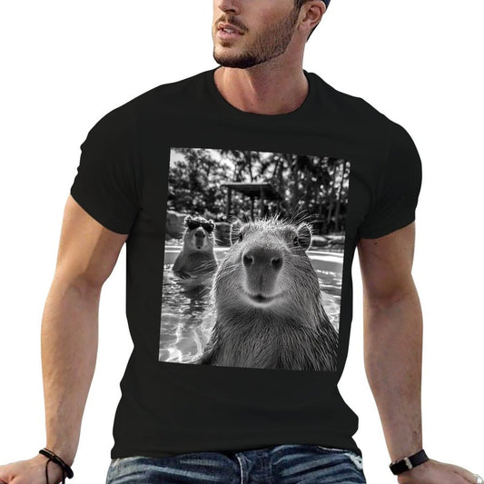 Cool Capybara Selfie T-Shirt