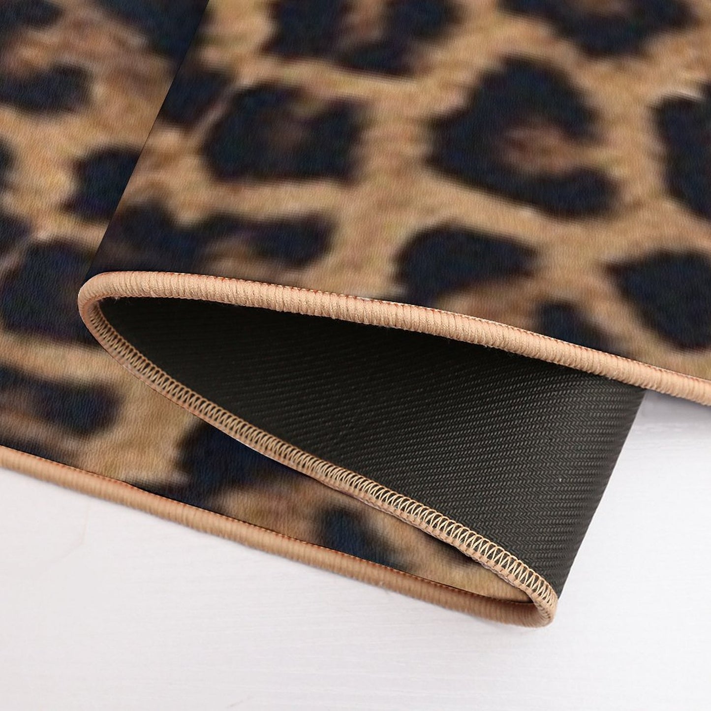 Leopard Print Bath Mat