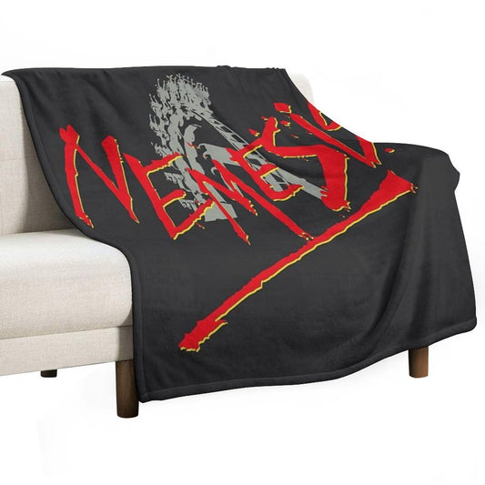 Nemesis Logo WLoop Throw Blanket