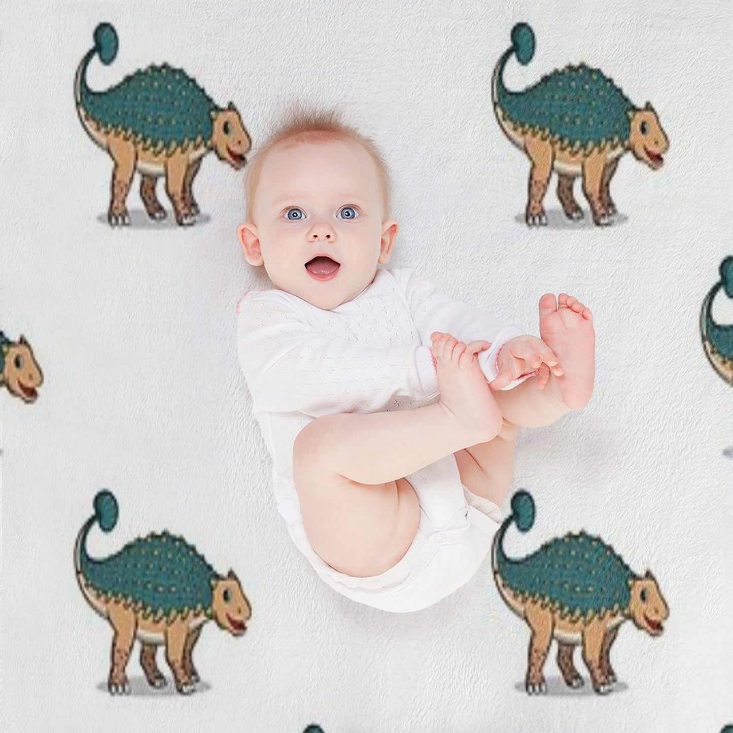 Ankylosaurus Throw Blanket
