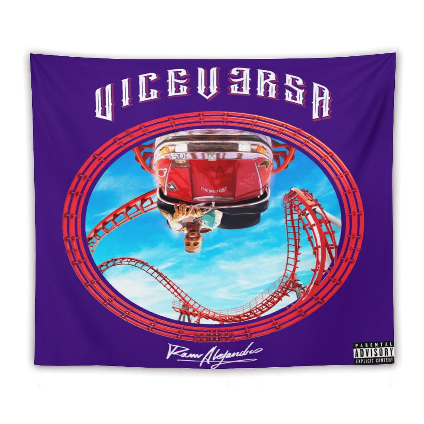 Rauw Alejandro - VICE VERSA (English Translation) Tapestry