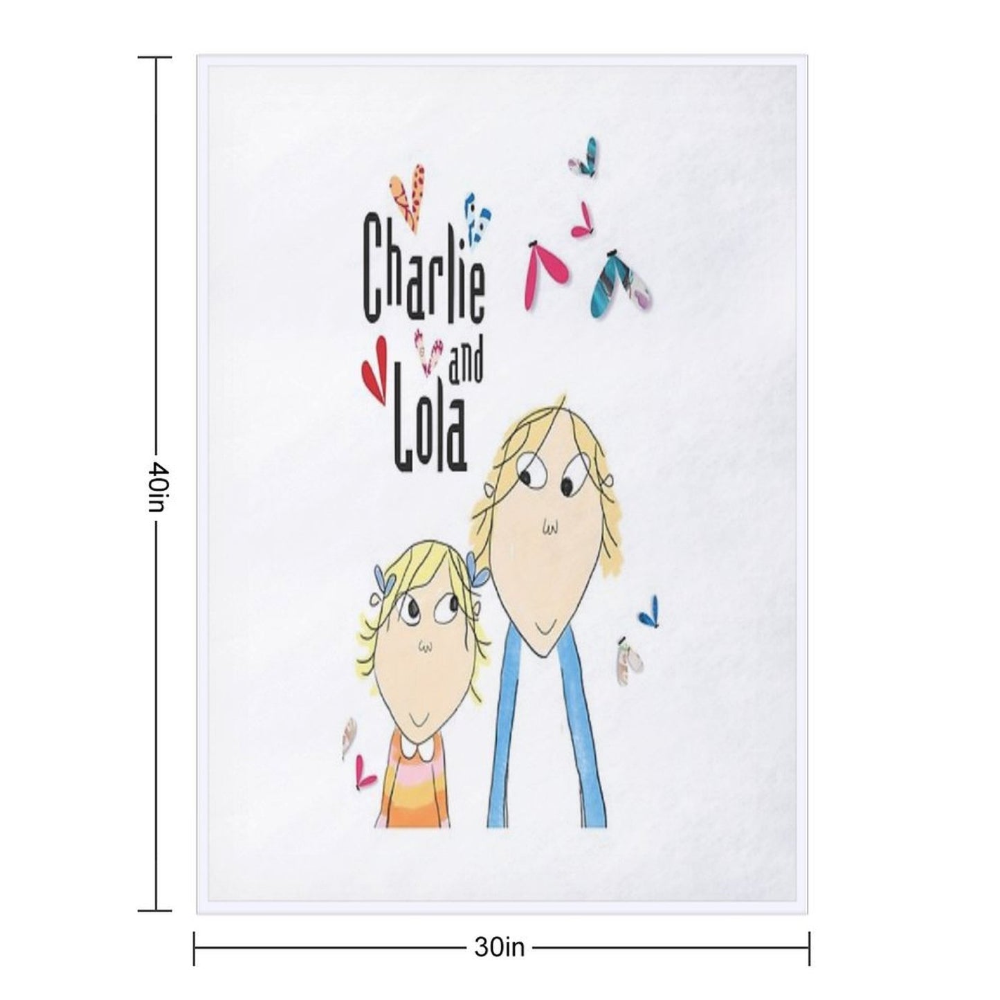 Charlie And Lola Throw Blanket