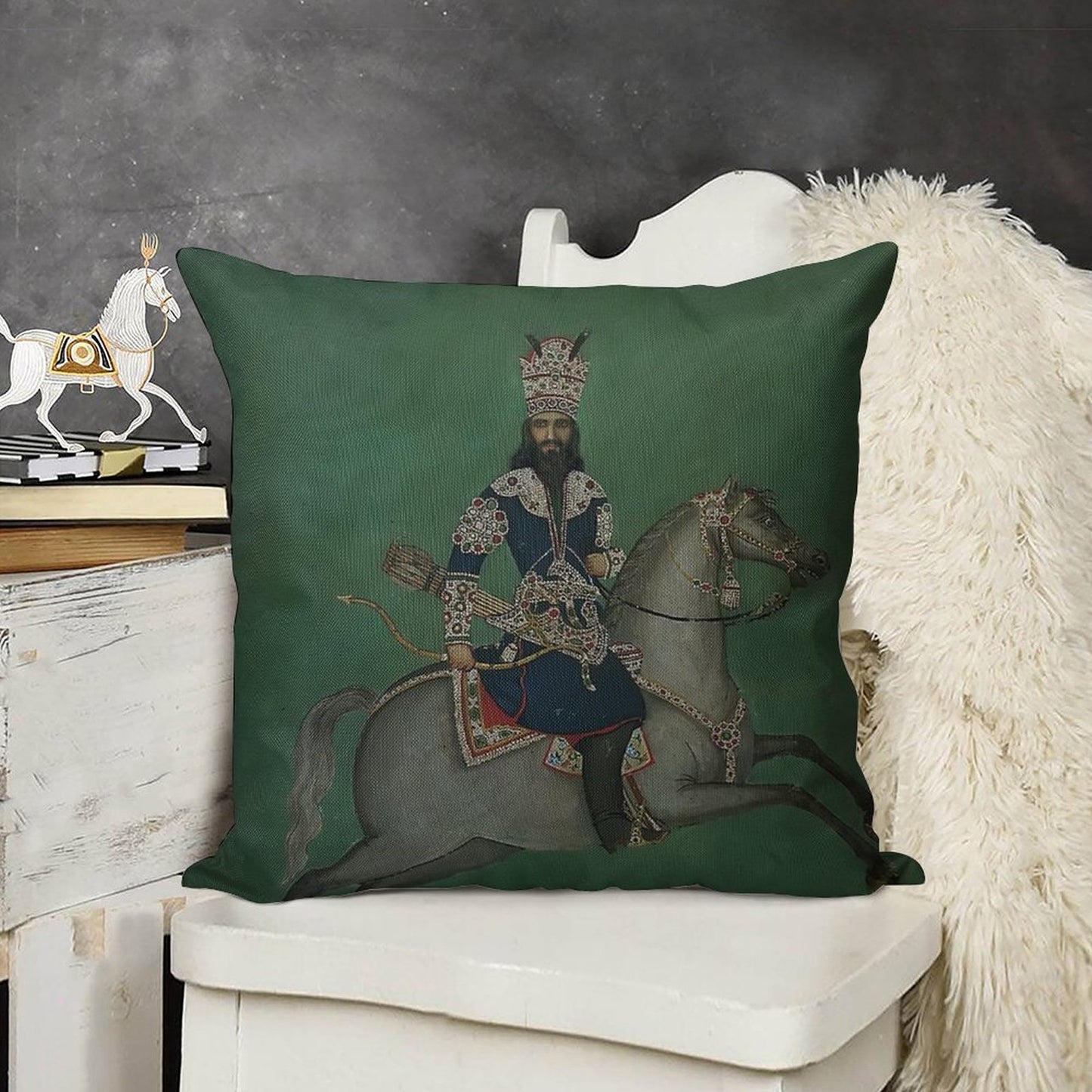 Nandor And Jahan Linen Throw Pillow Cover