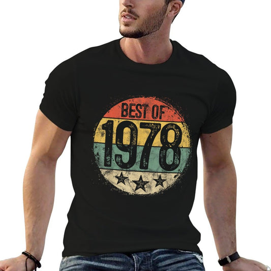 Best Of 1978 47th Birthday Gifts For Men Women 47 Year Old T-Shirt