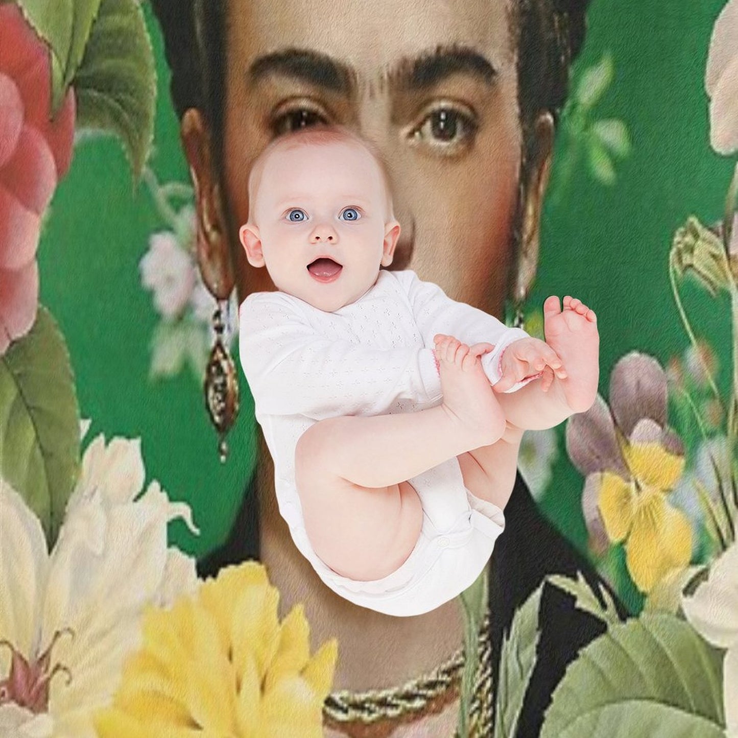 Frida Kahlo IV Throw Blanket