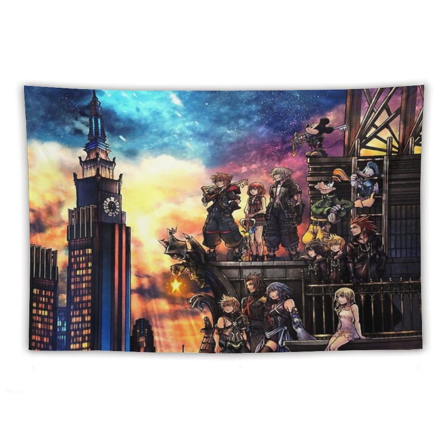 Kingdom Hearts 3 Cover Tapestry