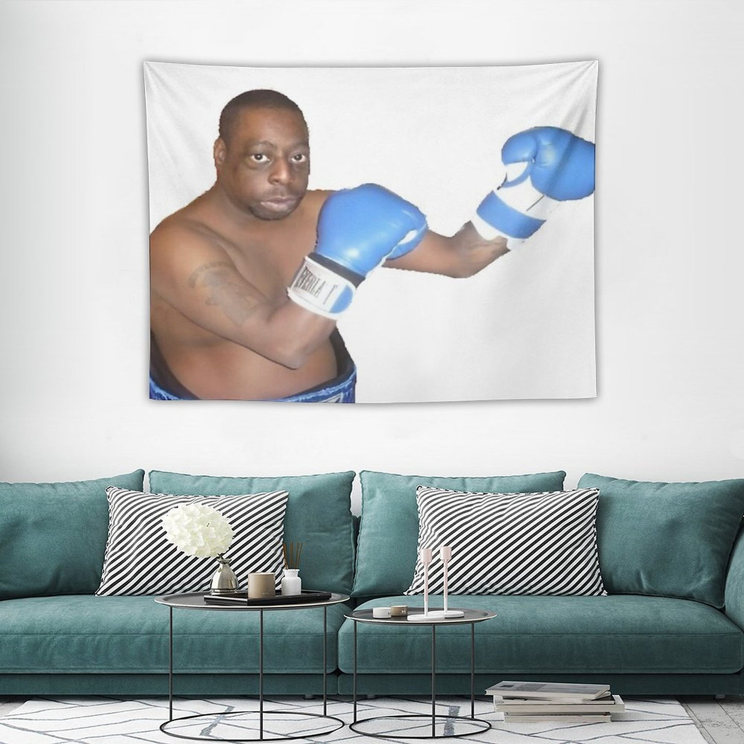 Beetle Juice Boxing Legend Tapestry