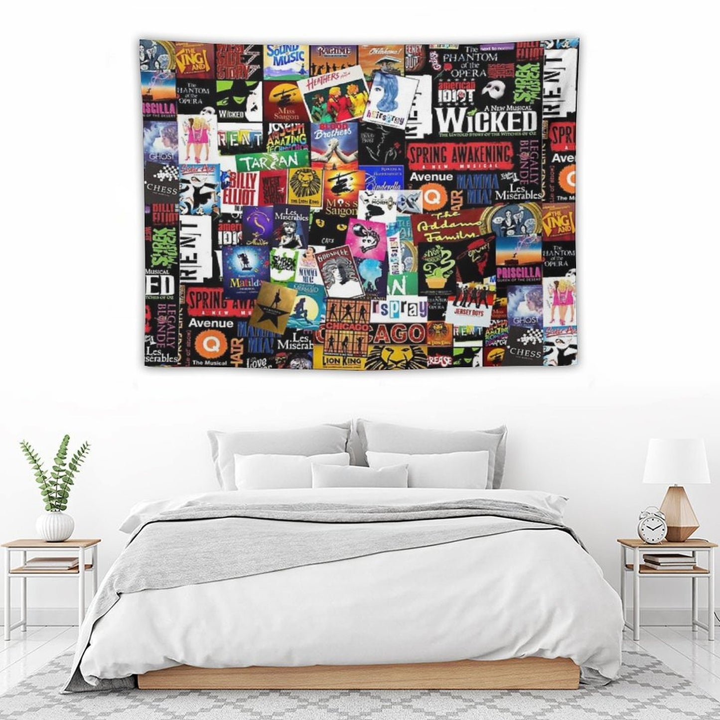 Musicals Collage II Original Tapestry