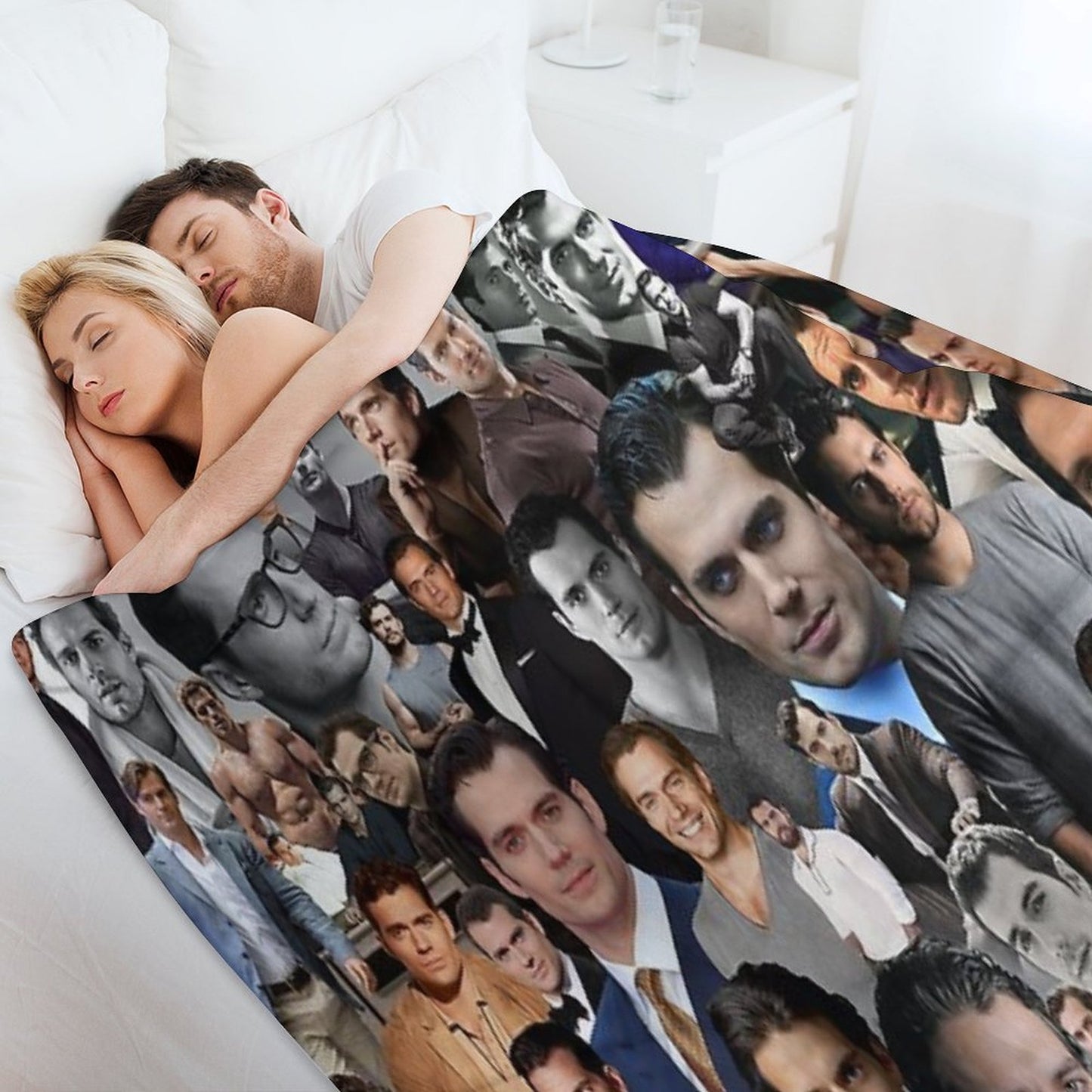 Henry Cavill Throw Blanket