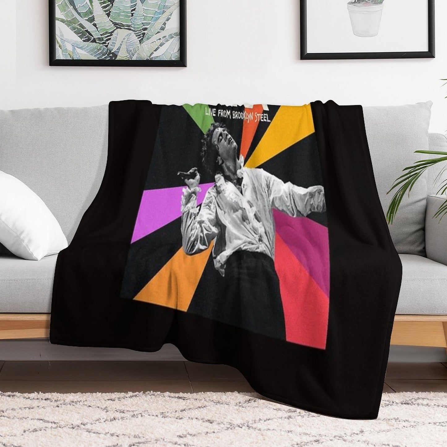 Mika Live from Brooklyn Steel Throw Blanket