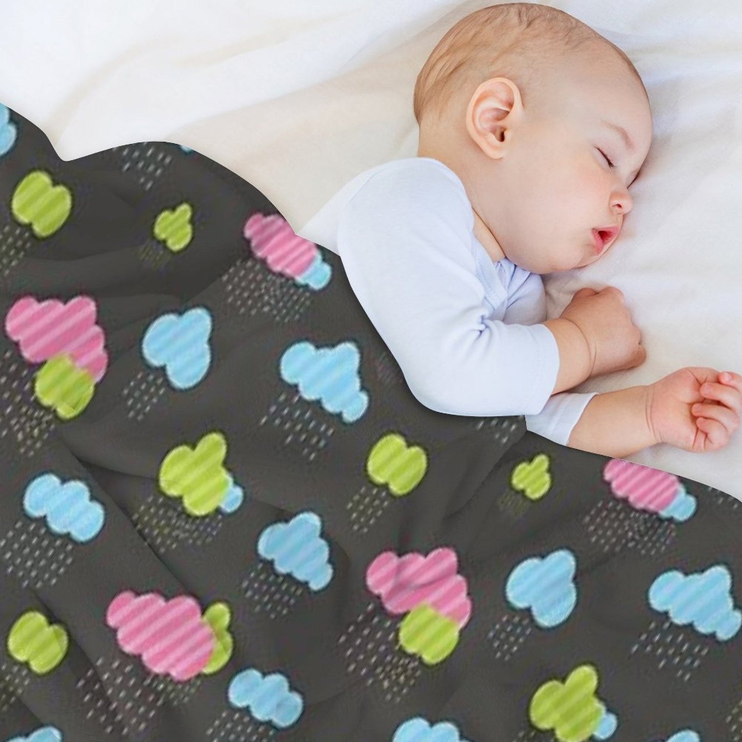 Rainy Clouds Throw Blanket