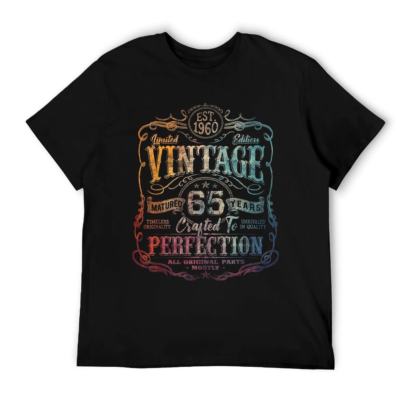 Vintage 1960 Limited Edition 65 Year Old 65th Birthday T-Shirt