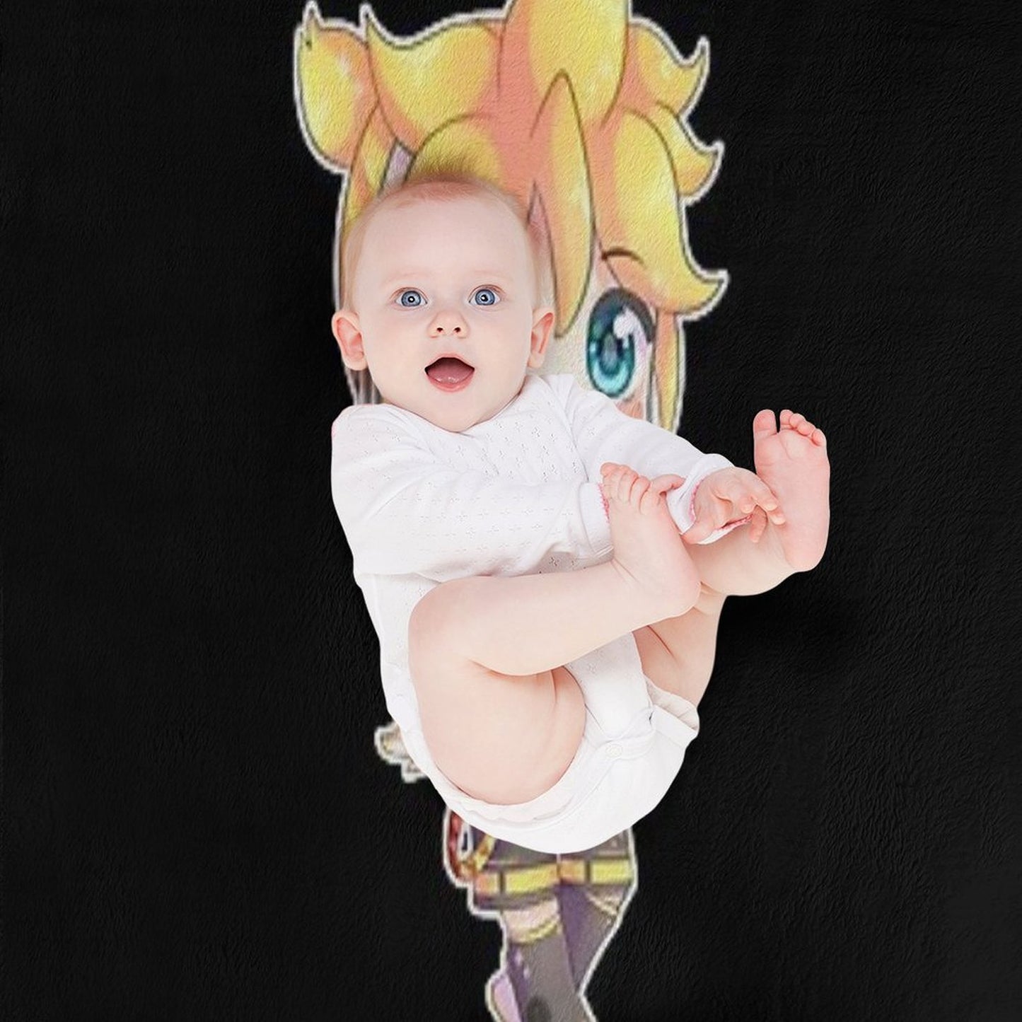 VOCALOID Kagamine Len Chibi Throw Blanket