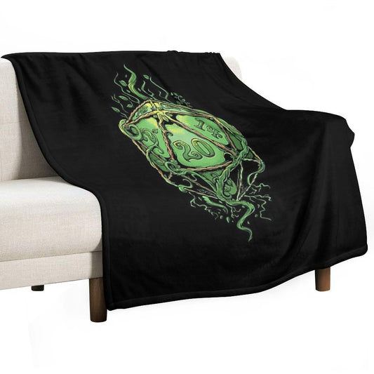 D20 of Growth Throw Blanket