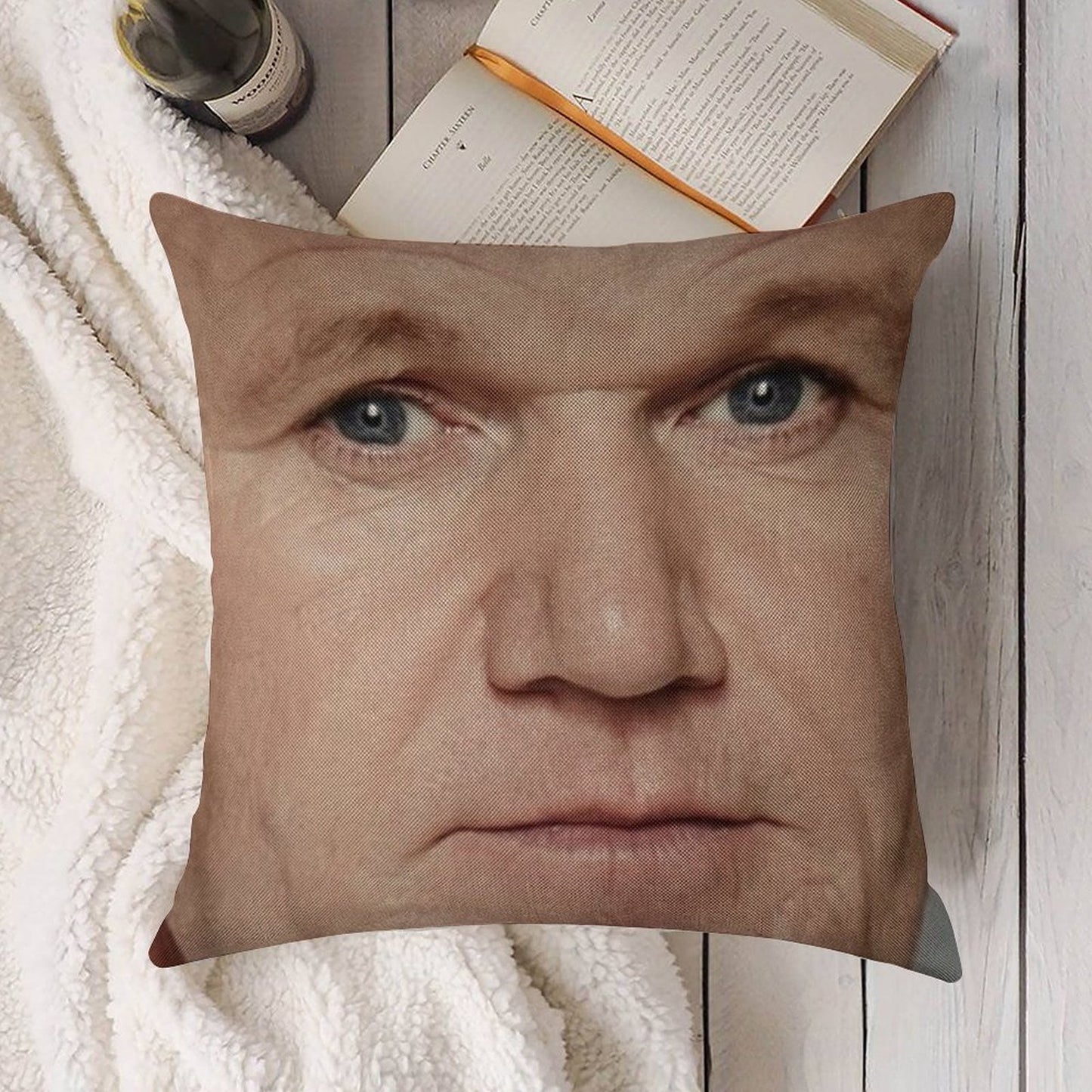 Gordon Ramsay Linen Throw Pillow Cover