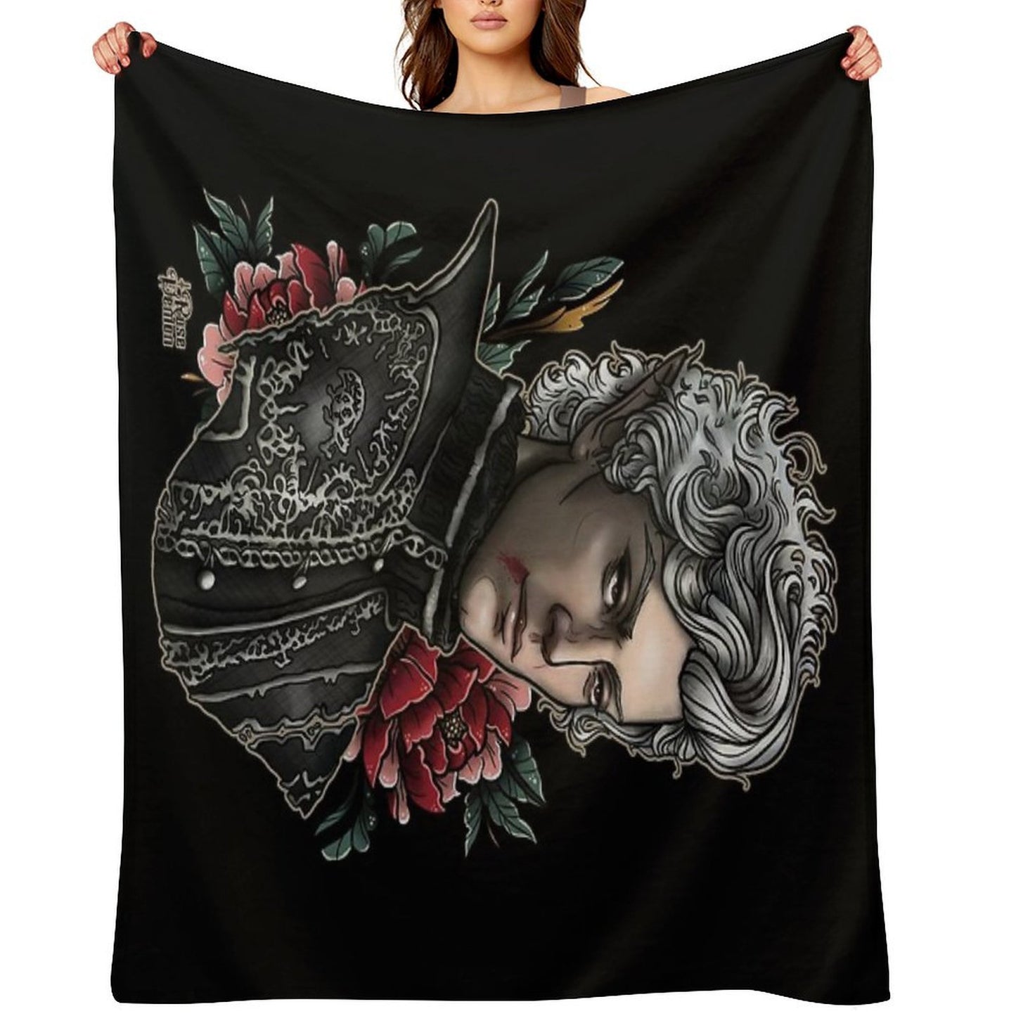 Astarion Vampire BF Throw Blanket
