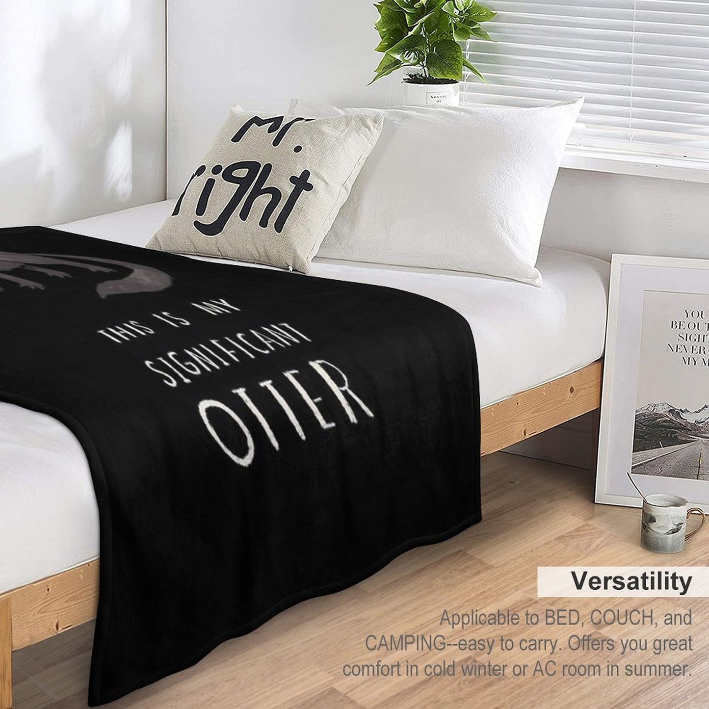 Significant Otter Throw Blanket