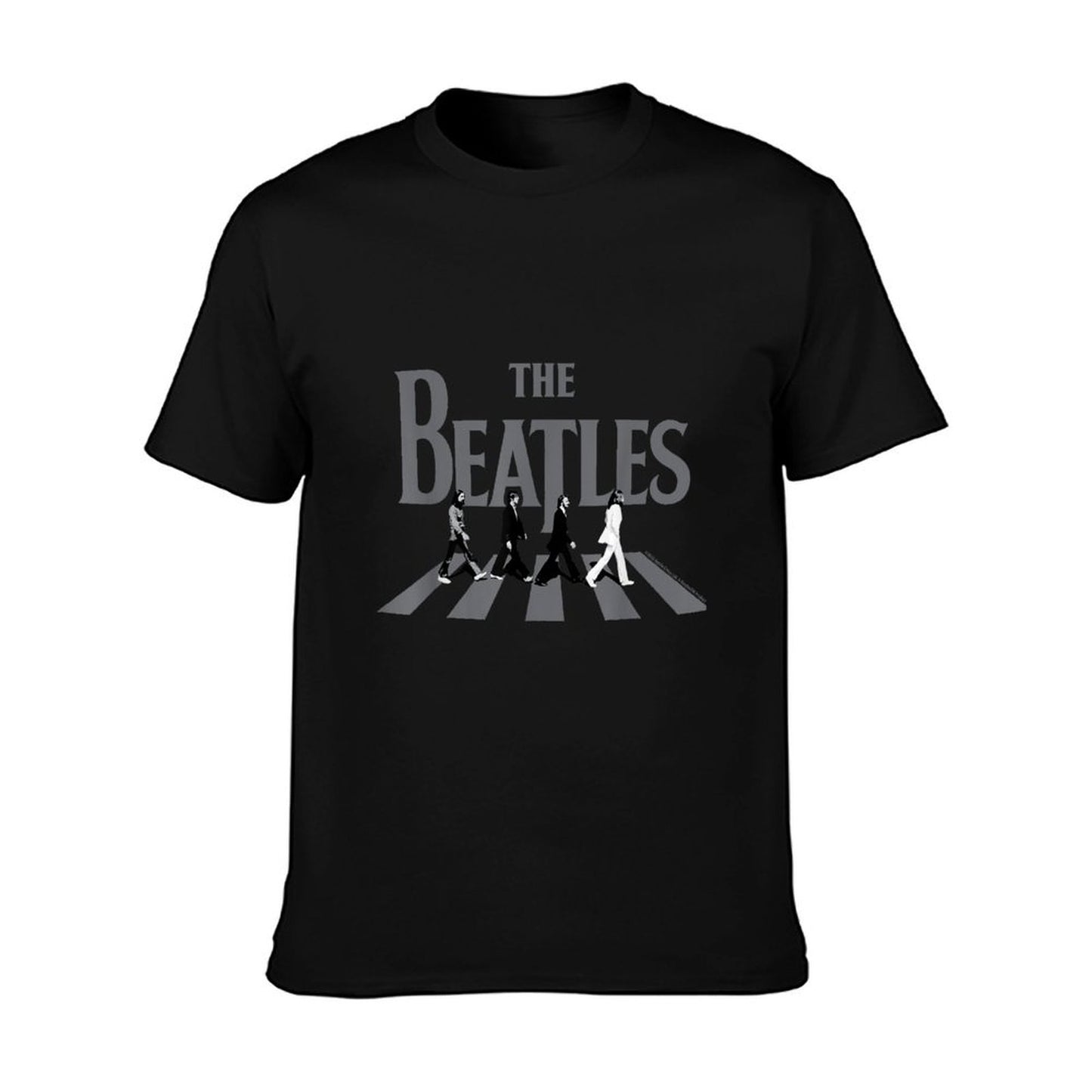 The Beatles - Abbey Road Greyscale Album Cover Vintage-inspired T-Shirt
