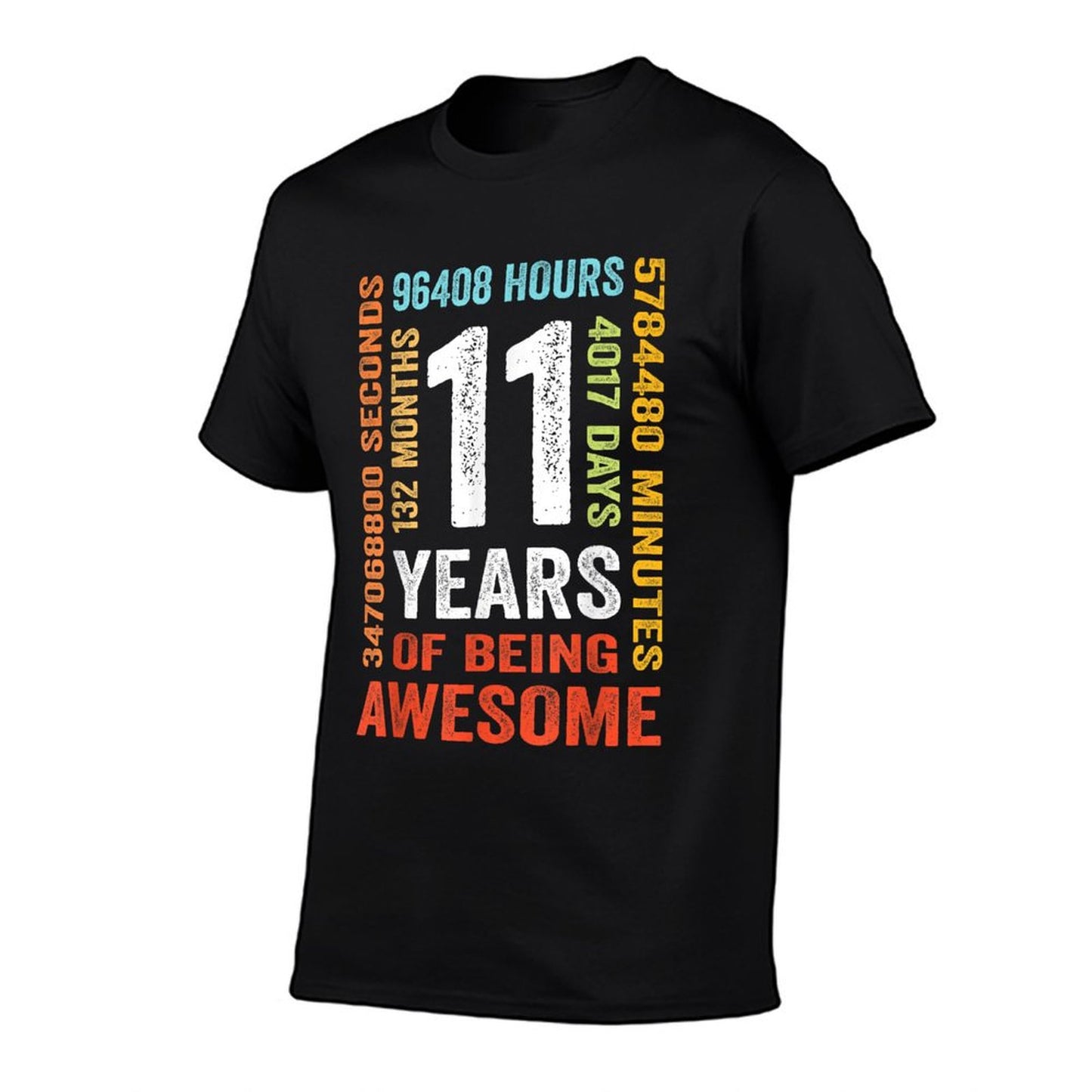 11 Years 132 Months Of Being Awesome 11th Birthday Gift T-Shirt