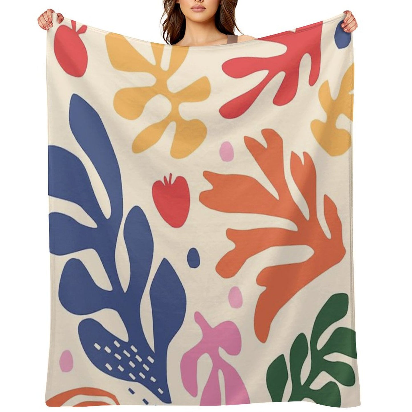 Matisse Pattern_2 Throw Blanket