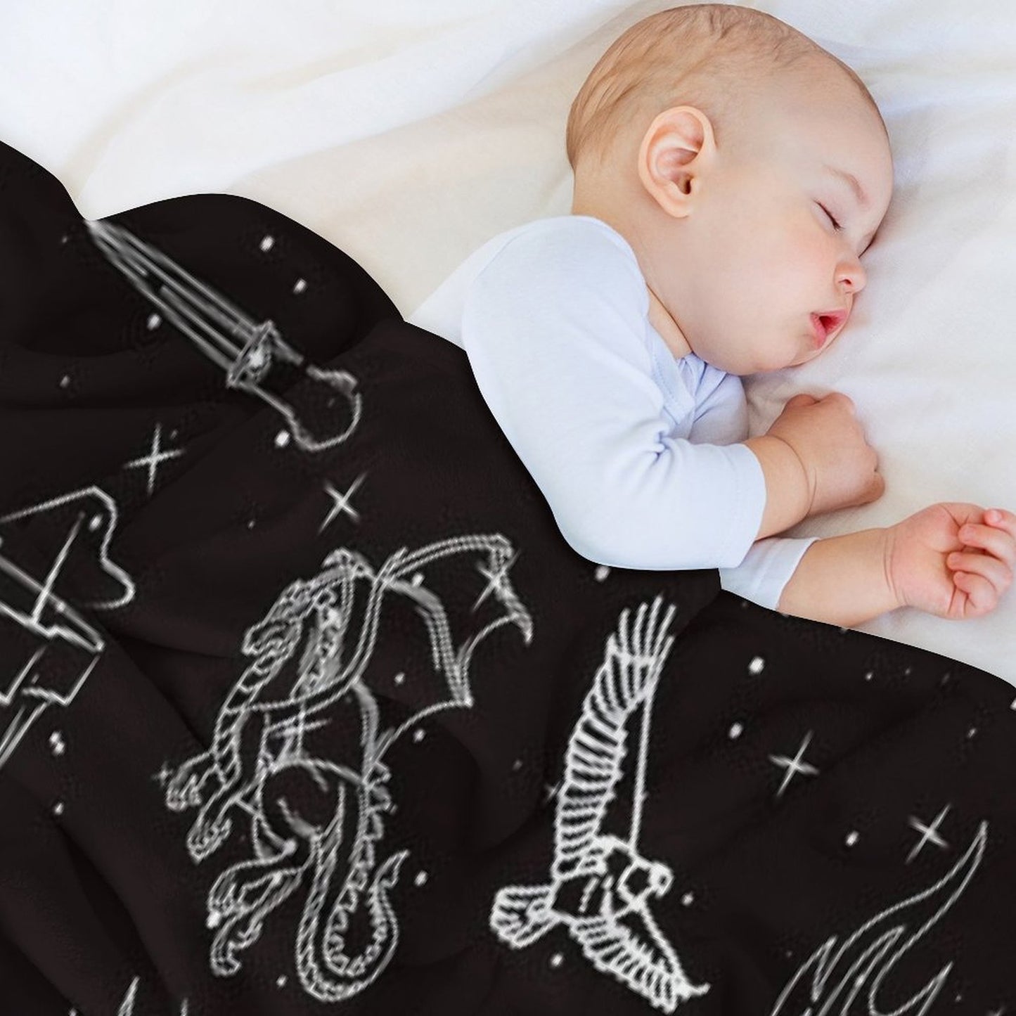 Throne of Glass Pattern Throw Blanket