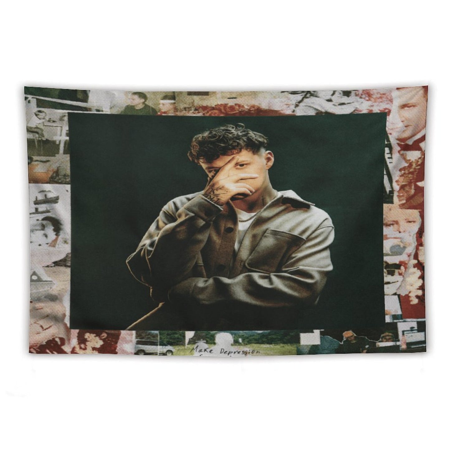 MAKE DEPRESSION GREAT AGAIN Tapestry