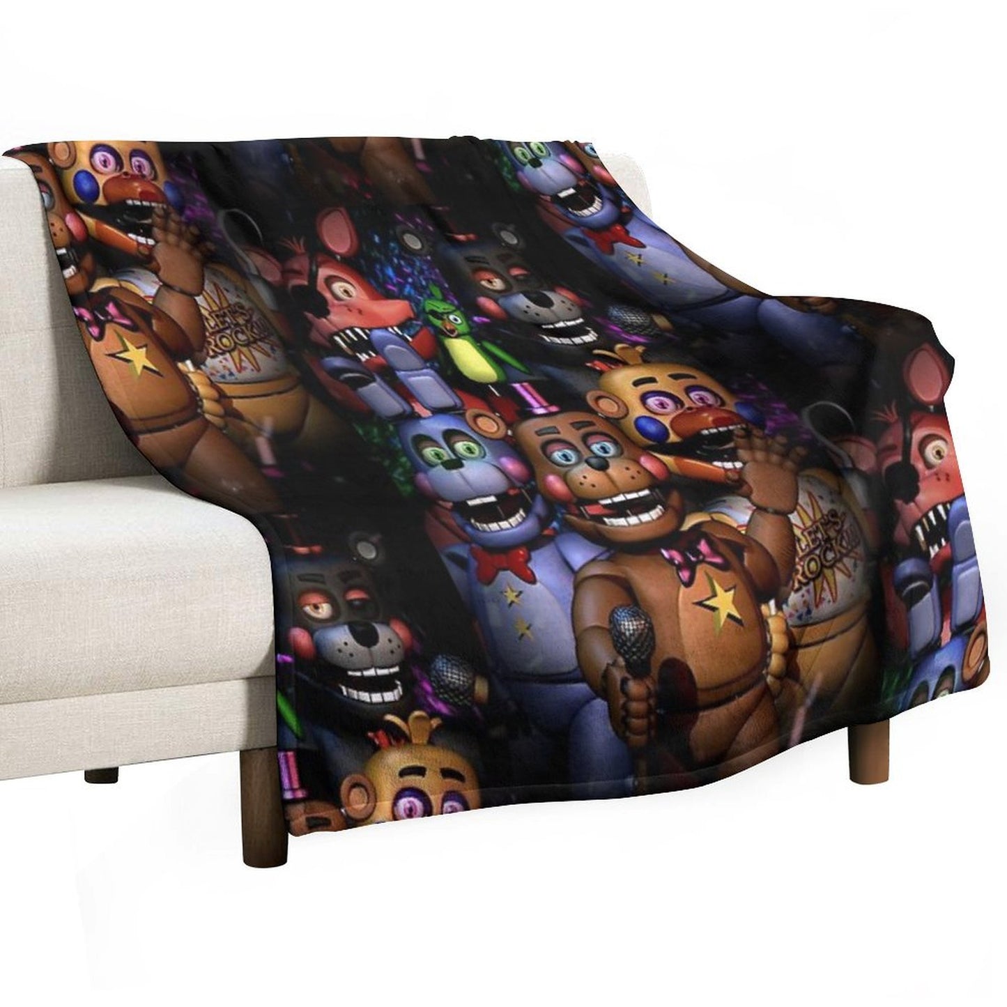 Fnaf Security Breach Throw Blanket