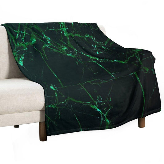 Alien Marble Throw Blanket