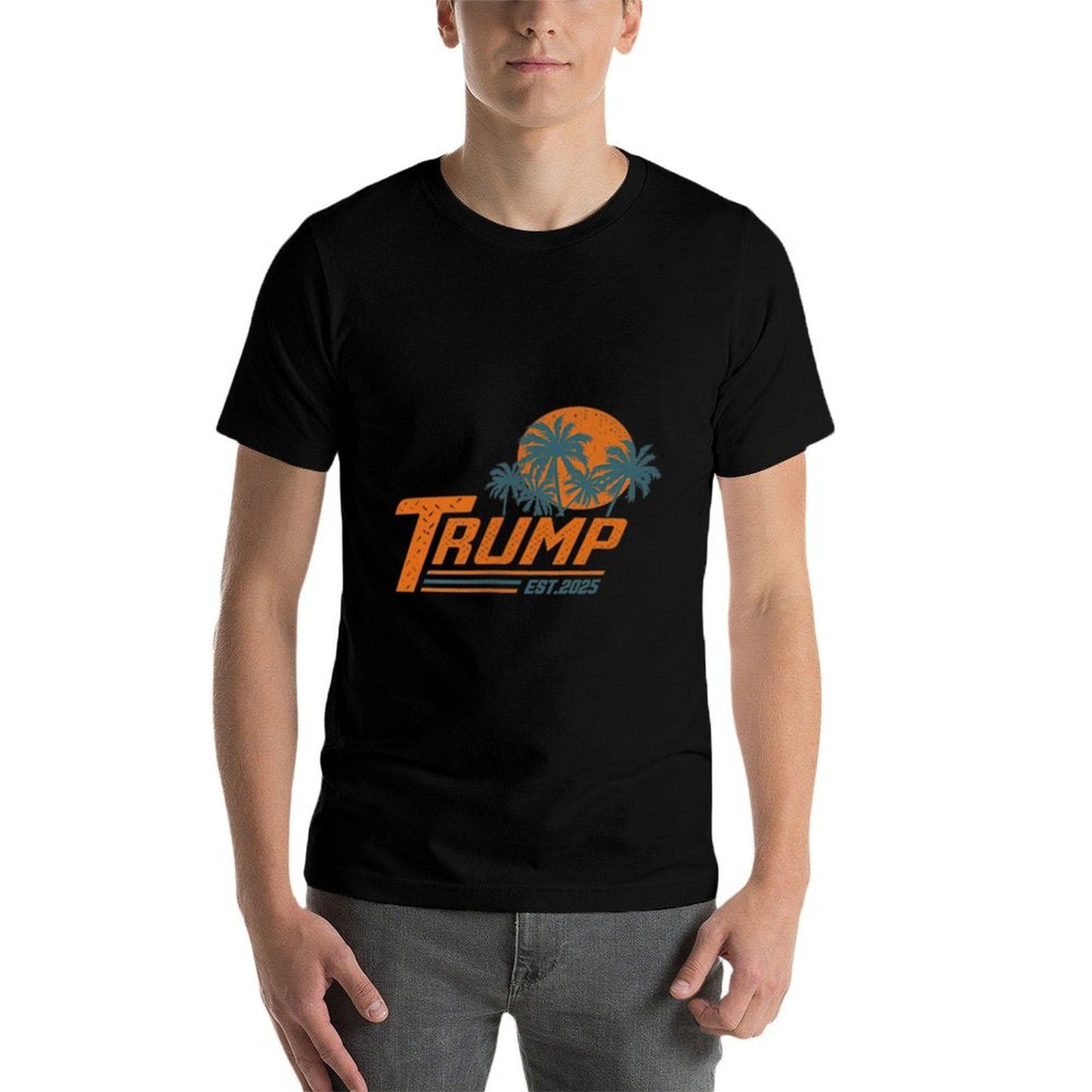 Funny Trump Retro Vintage (2 Side) Trump Merchandise Soft T-Shirt