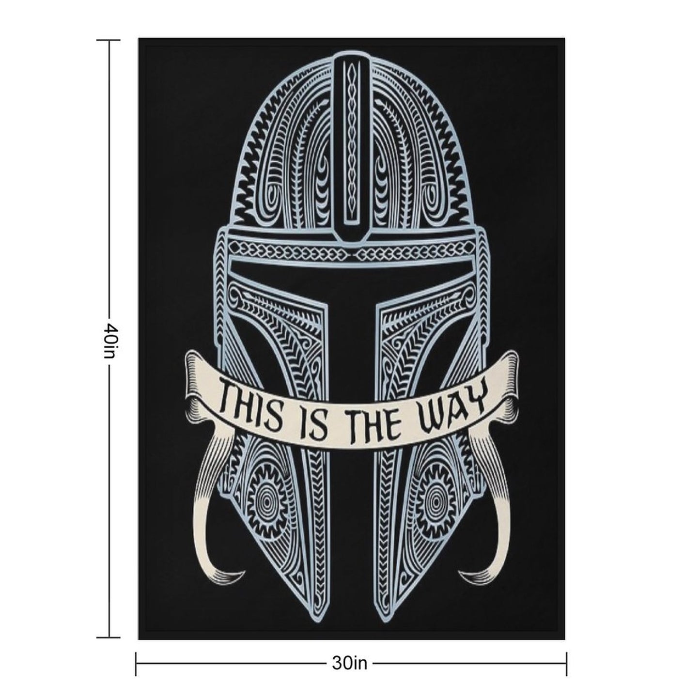 This Is The Way - Tattoo Throw Blanket