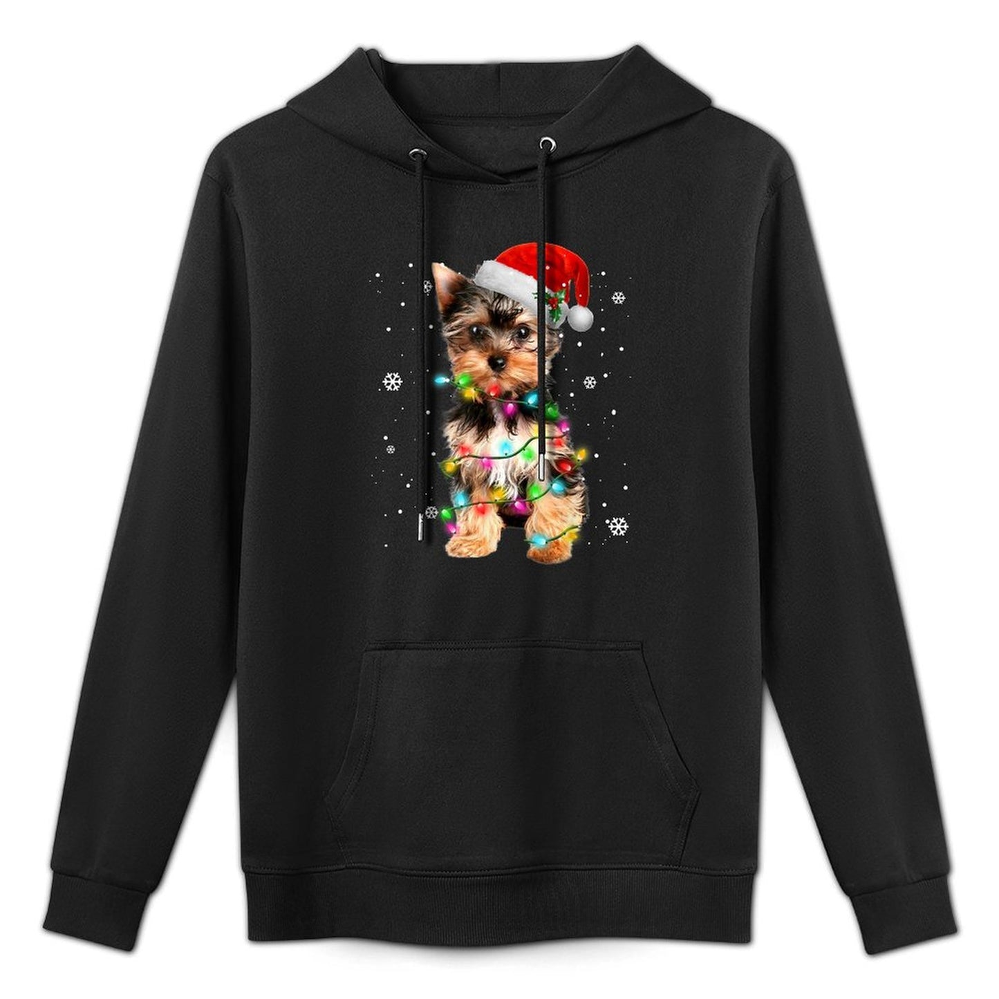 Yorkie Dogs Tree Christmas Sweater Xmas Pet Animal Dog Lover All-Day Comfort Hoodie