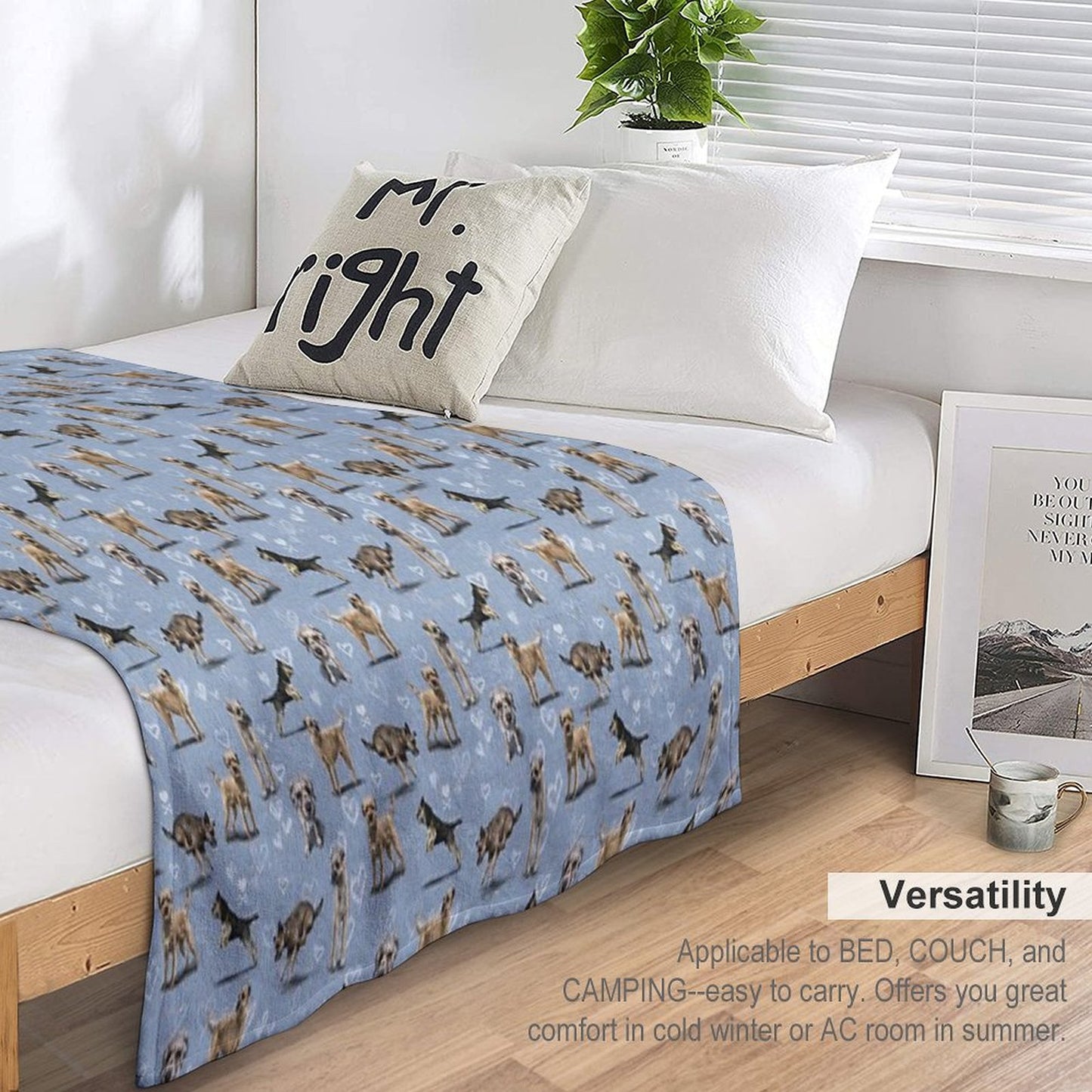 The Border Terrier Throw Blanket