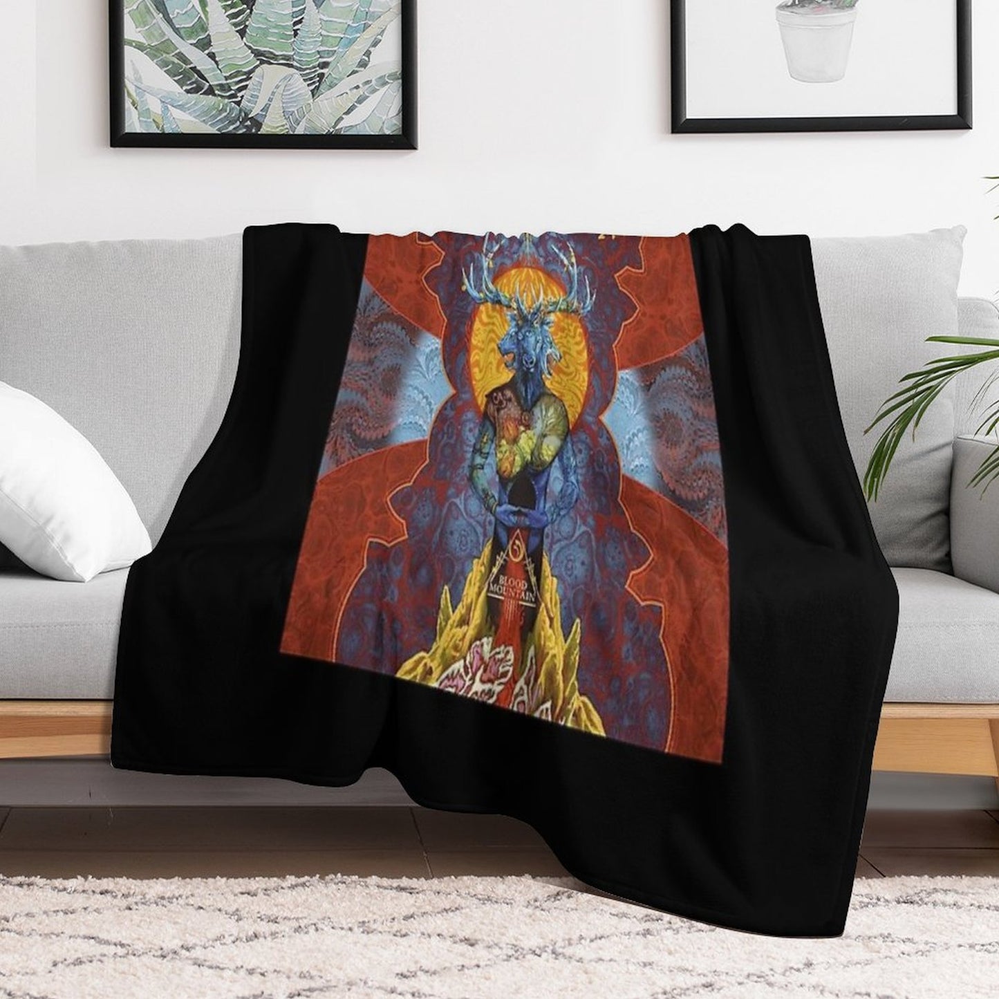 Mastodon - Blood Mountain ALBUM 2006 Throw Blanket