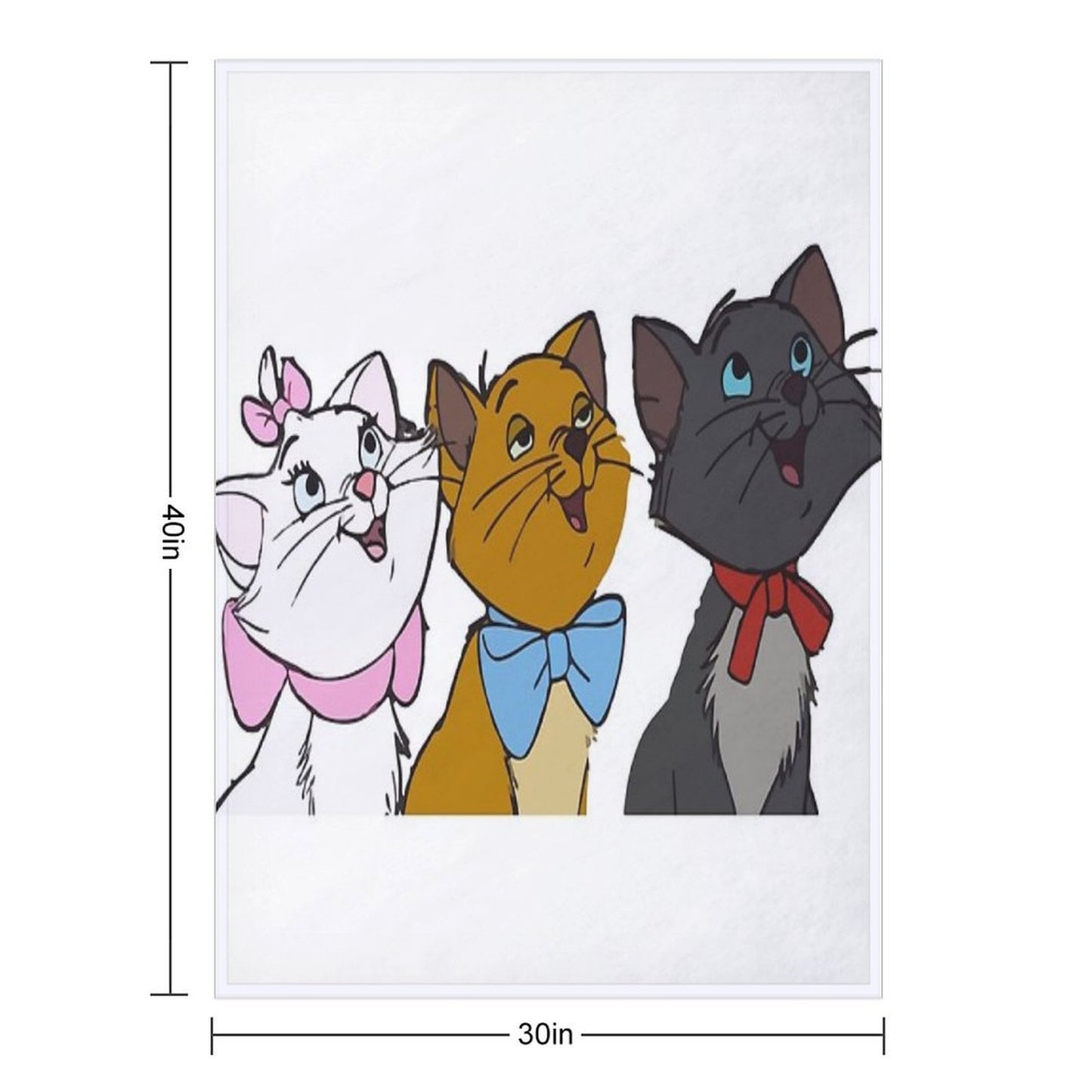 Aristocats Throw Blanket